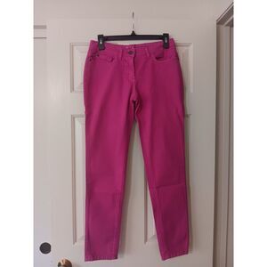 BODEN Hot Pink Skinny Jeans Mid Rise Womens Size‎ US 6P Regular 28 x 29 Small